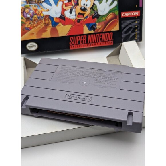 Disney's Goof Troop (Super Nintendo SNES, 1993) w/ Game & Box ~ Tested & Works - Picture 10 of 12